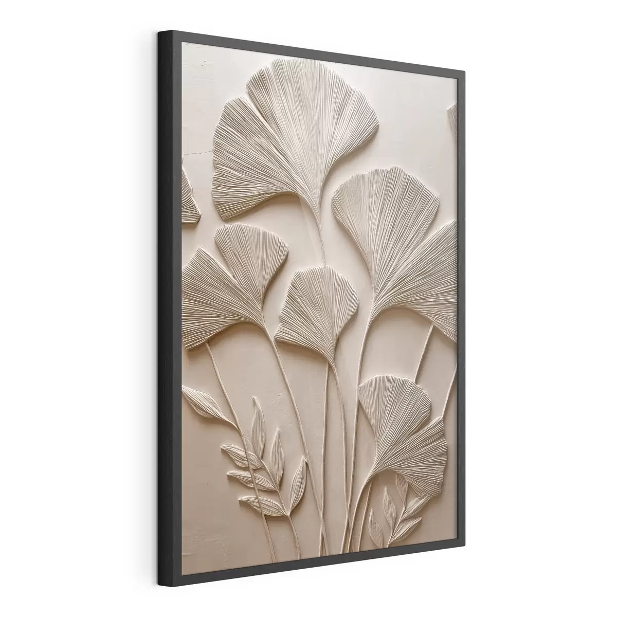 Poster Relieve decorativo de hojas f48448