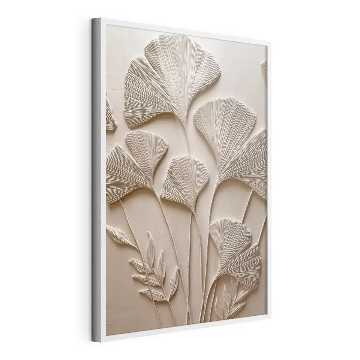 Poster Relieve decorativo de hojas f48448