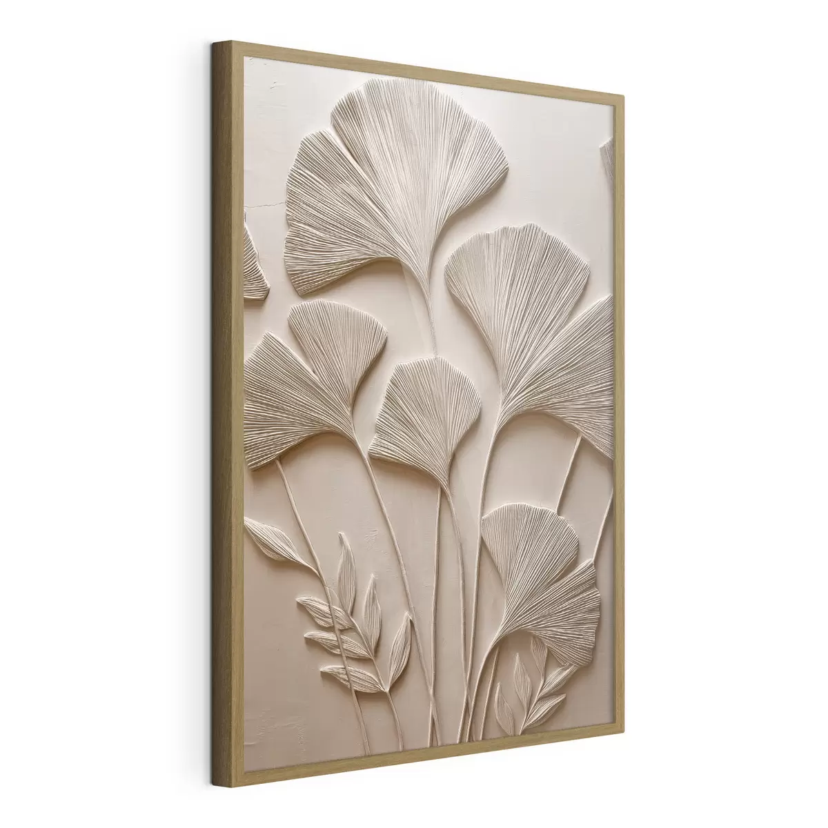 Poster Relieve decorativo de hojas f48448