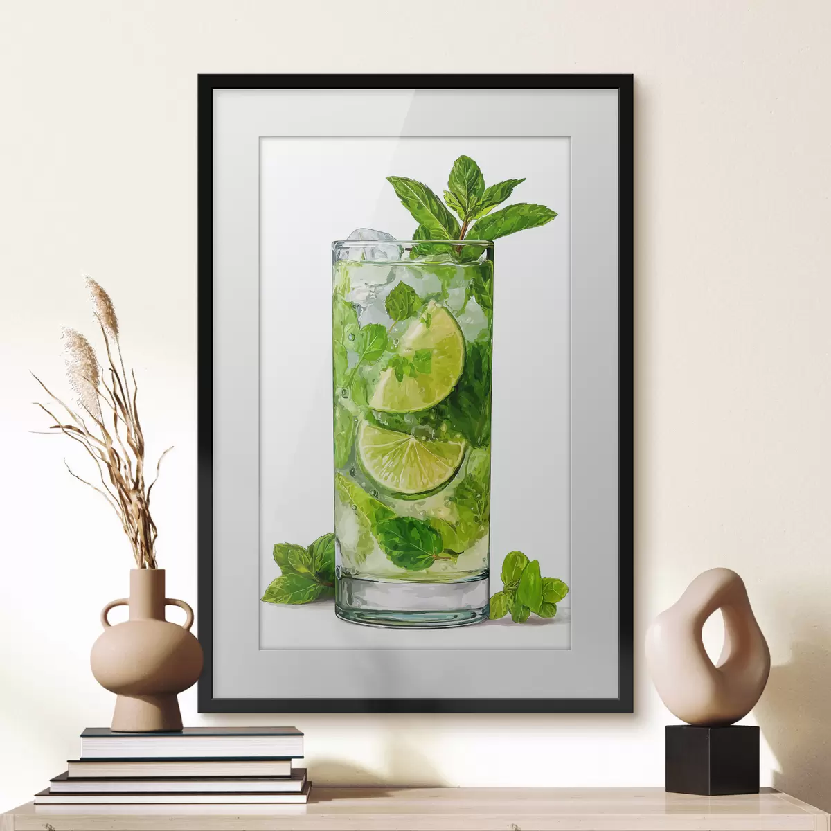 Poster Bebida de menta con hielo f48462