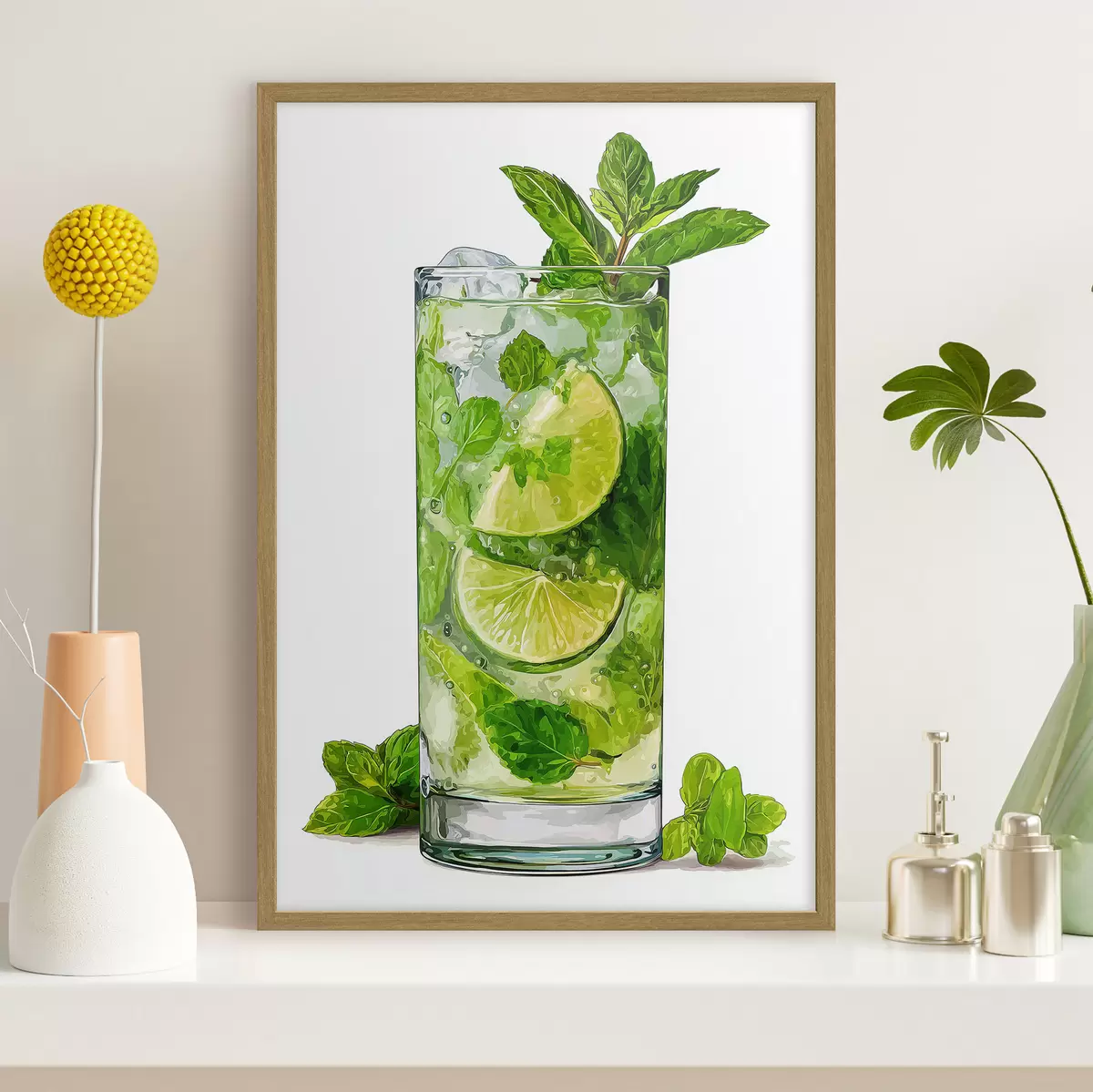Poster Bebida de menta con hielo f48462