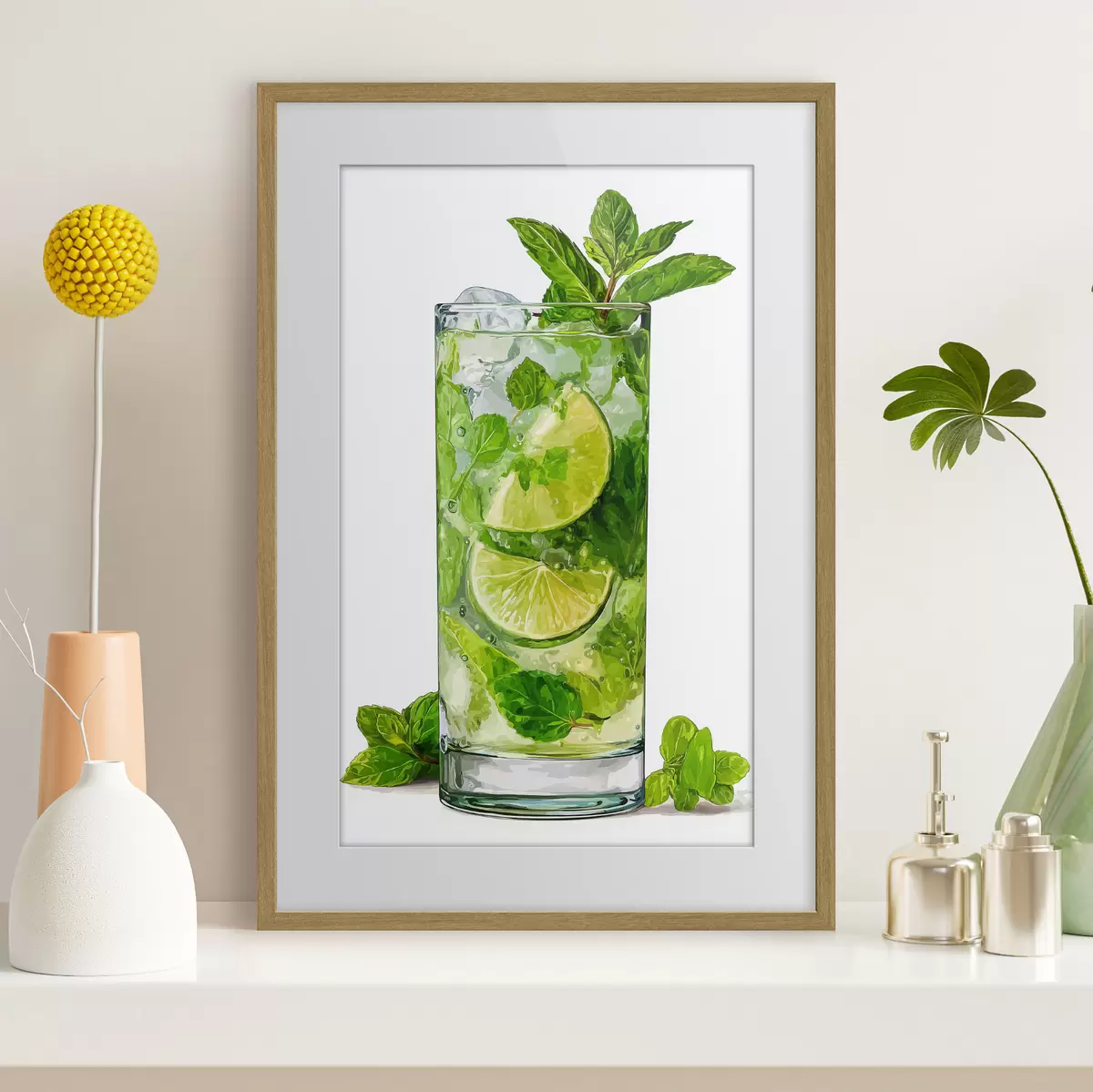 Poster Bebida de menta con hielo f48462