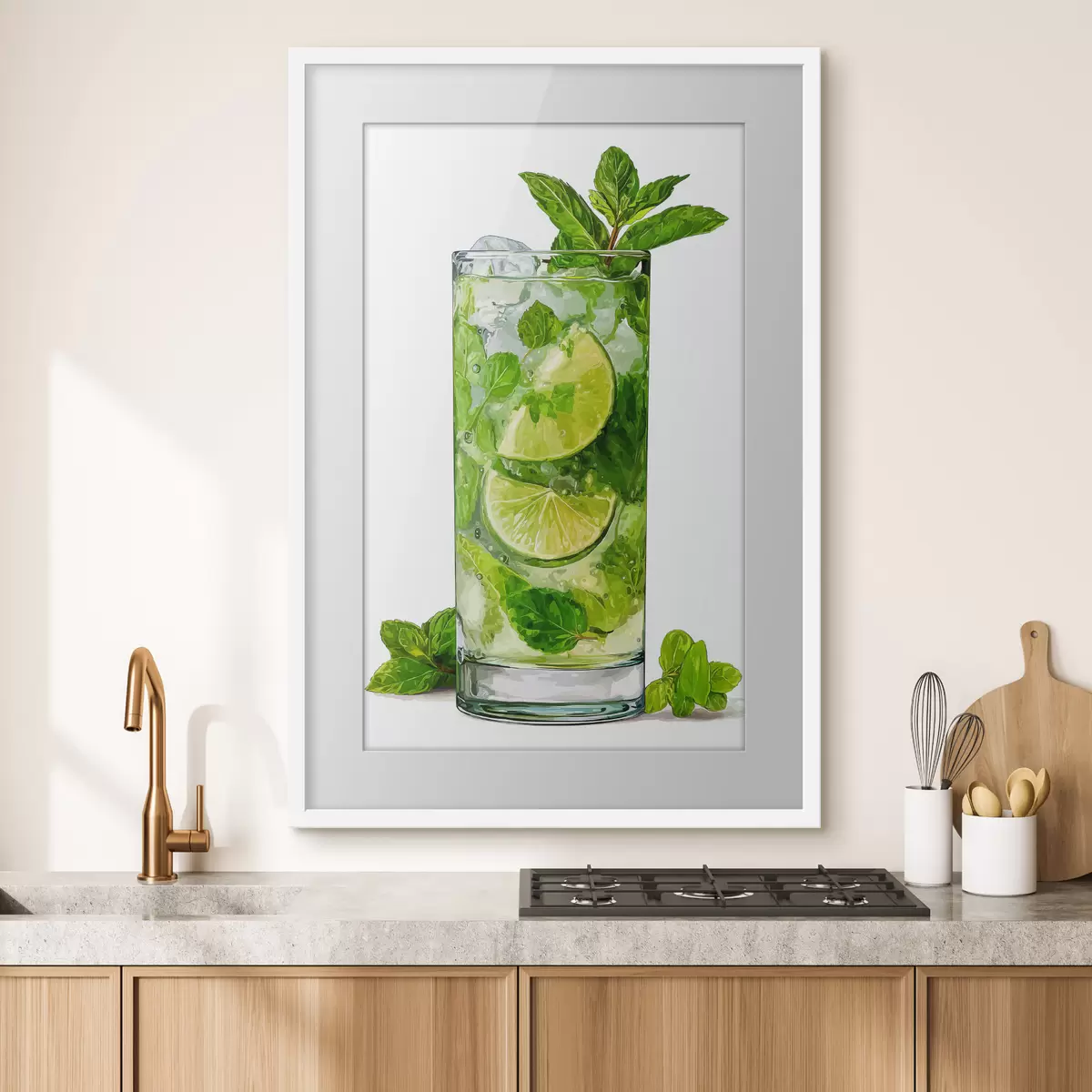 Poster Bebida de menta con hielo f48462
