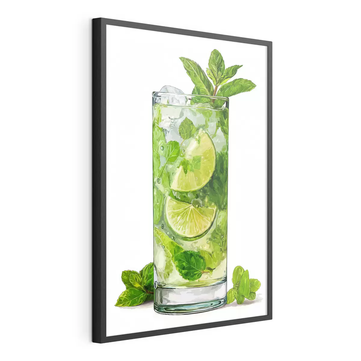 Poster Bebida de menta con hielo f48462
