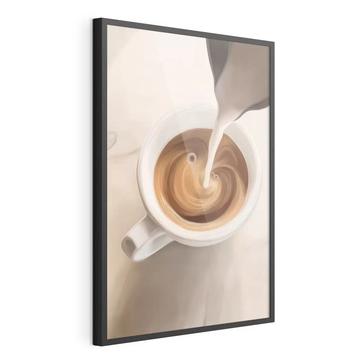 Poster Vista de cerca de una taza de café f48475