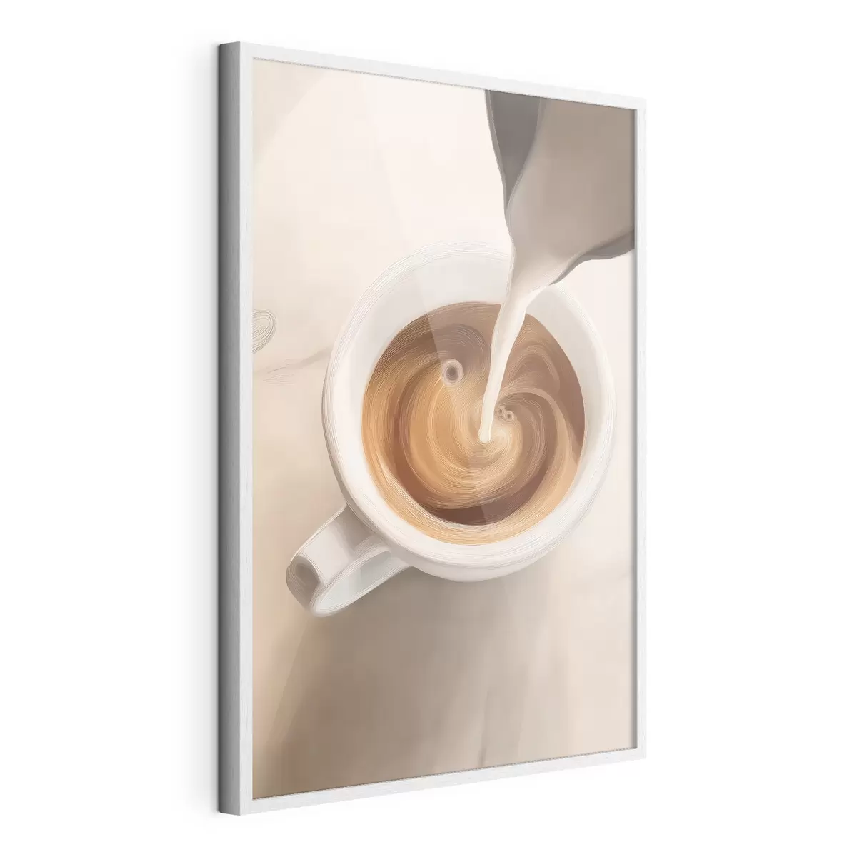 Poster Vista de cerca de una taza de café f48475