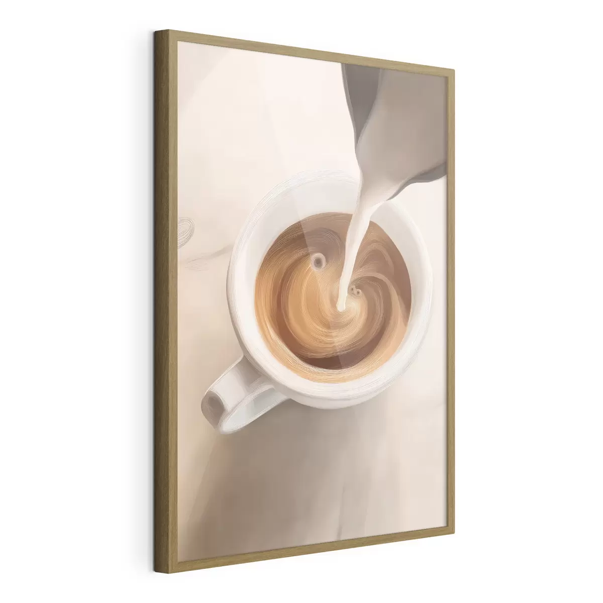 Poster Vista de cerca de una taza de café f48475