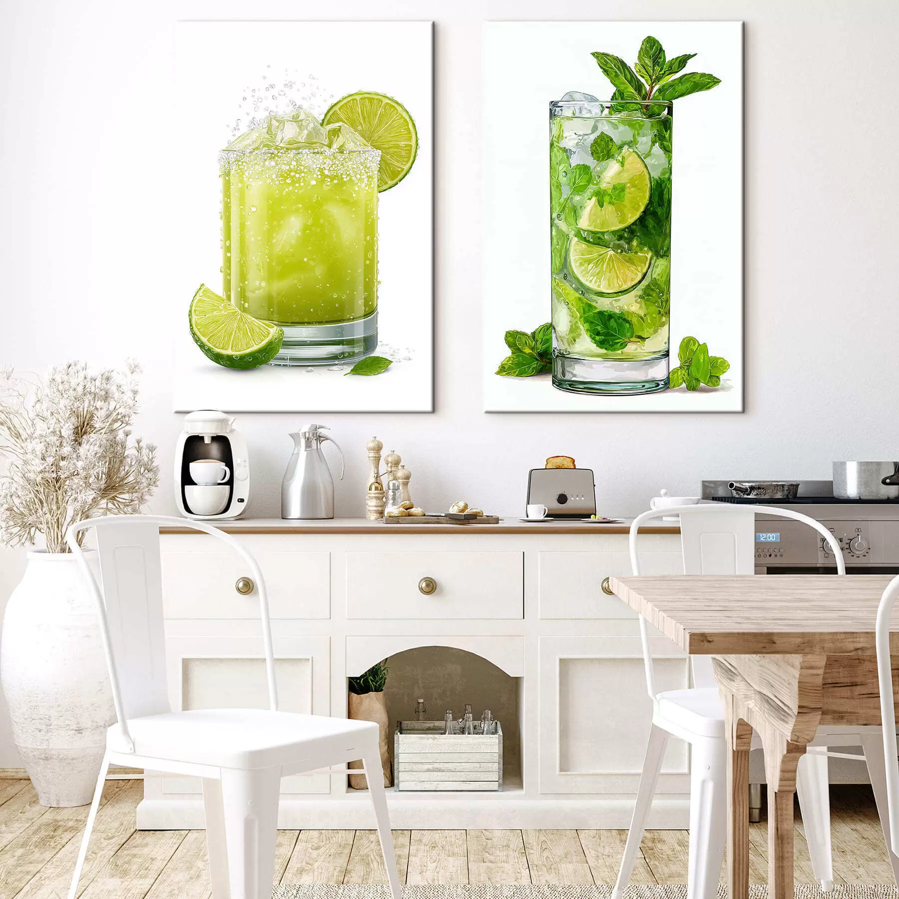 murales de pared Juego de copas de martini m30220