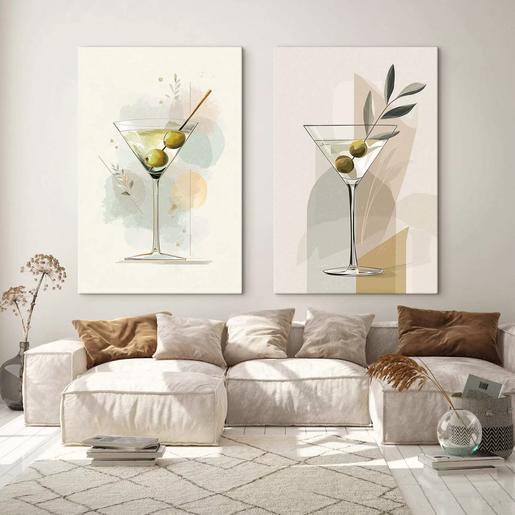 murales de pared Set «Momentos de café» m30221