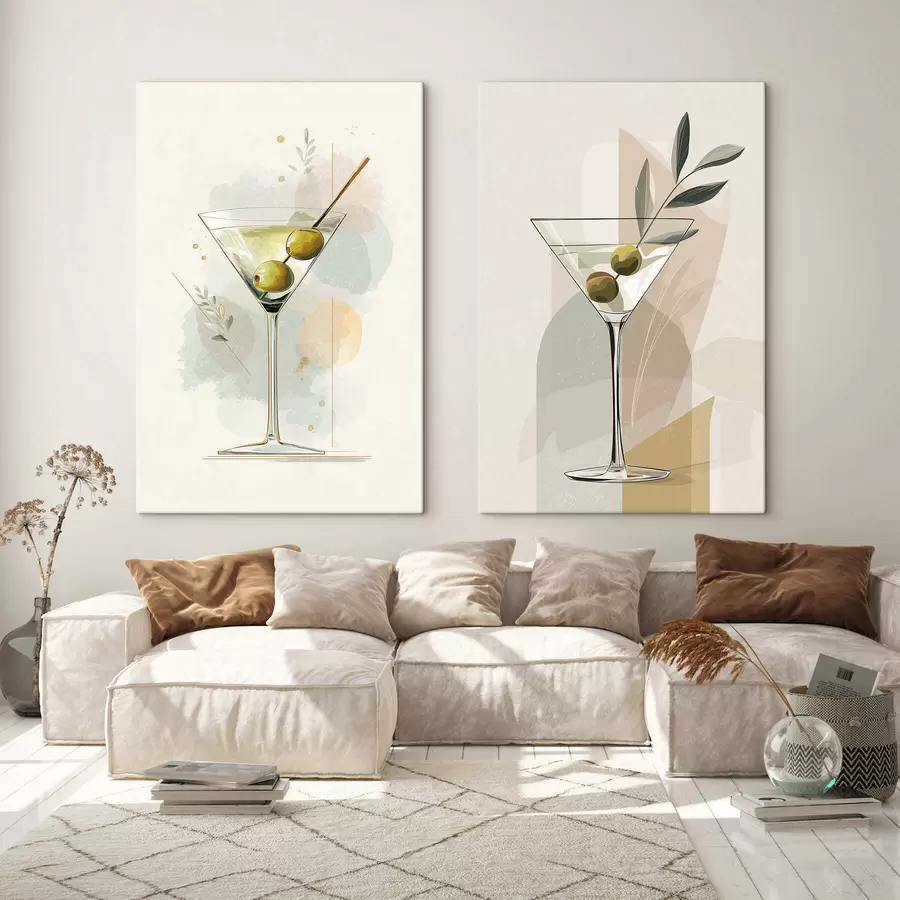 murales de pared Set «Momentos de café» m30221