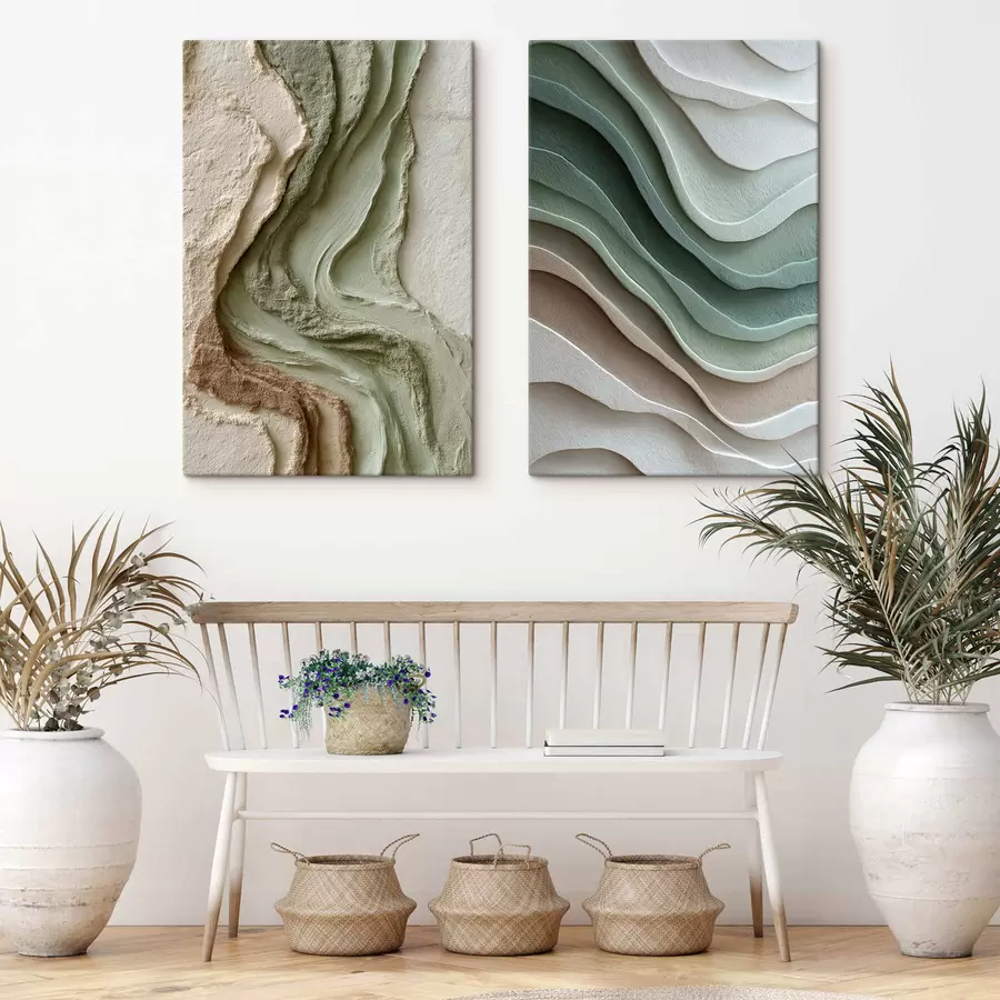 murales de pared Conjunto «Cielo de pájaros» m30226