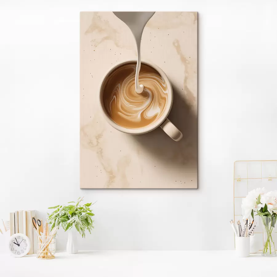 murales de pared Café con espuma s48439