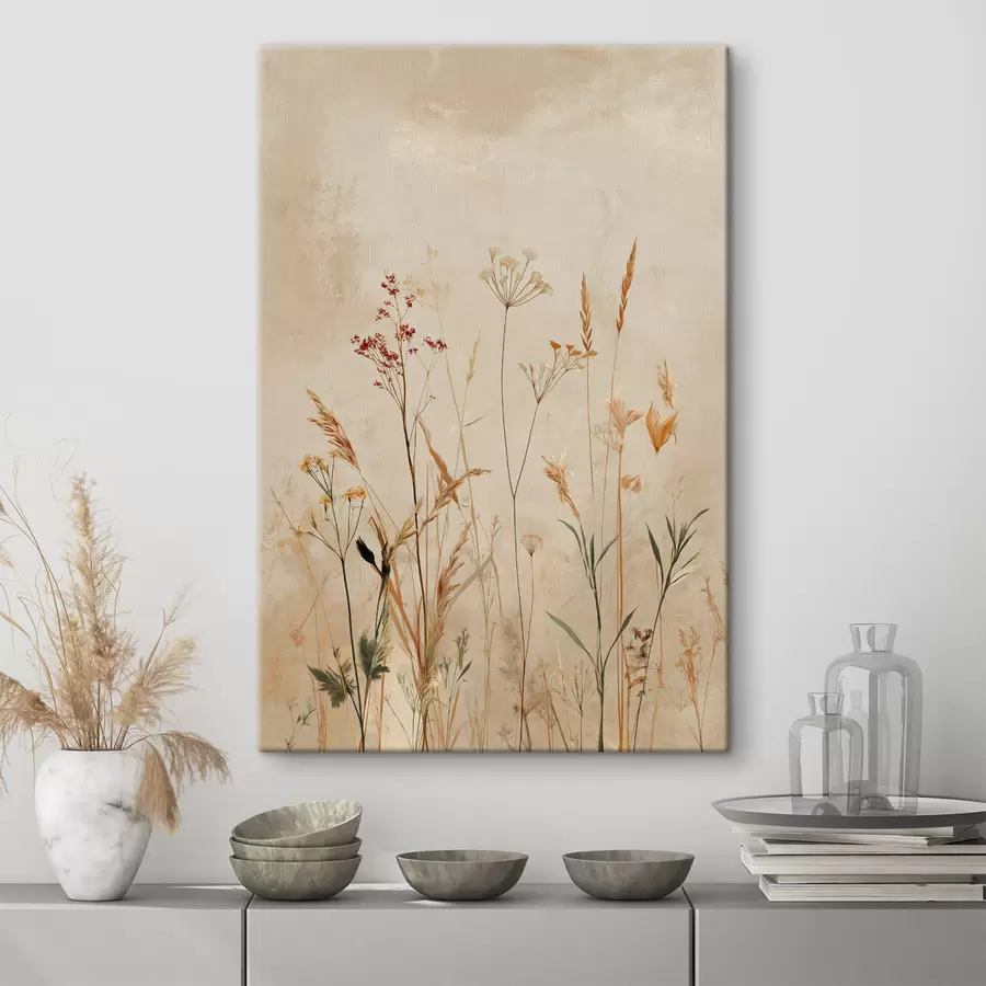 murales de pared Tallos florales ligeros s48441