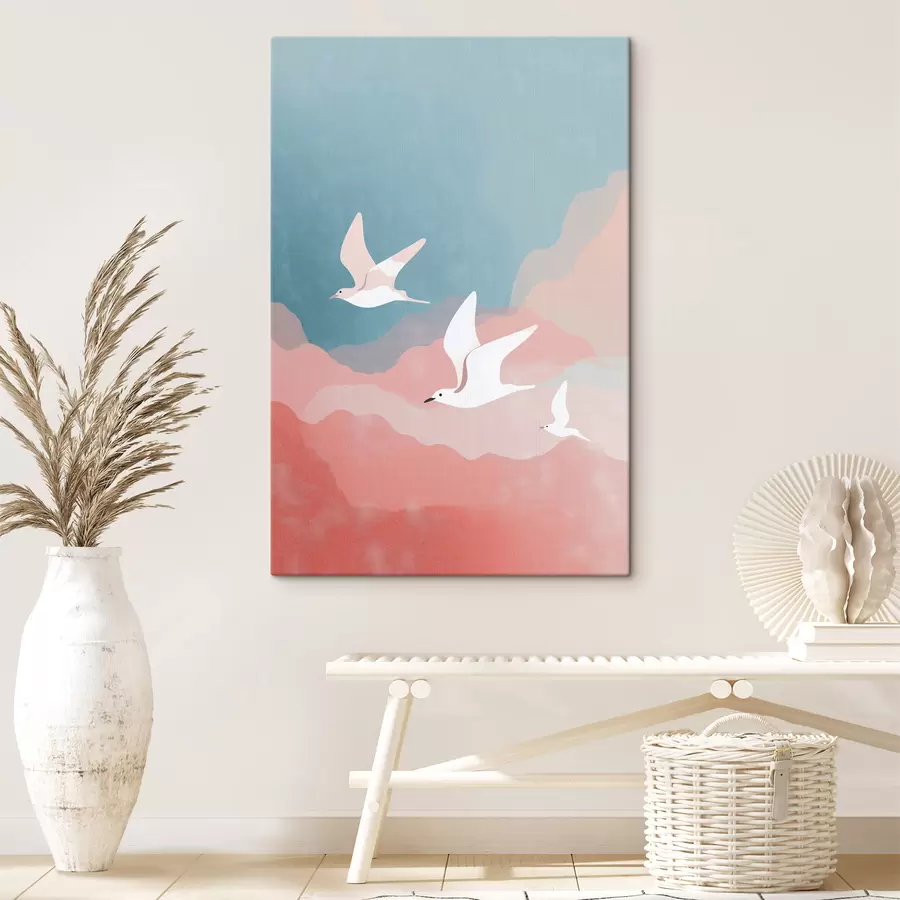 murales de pared Escena de pájaros volando s48454