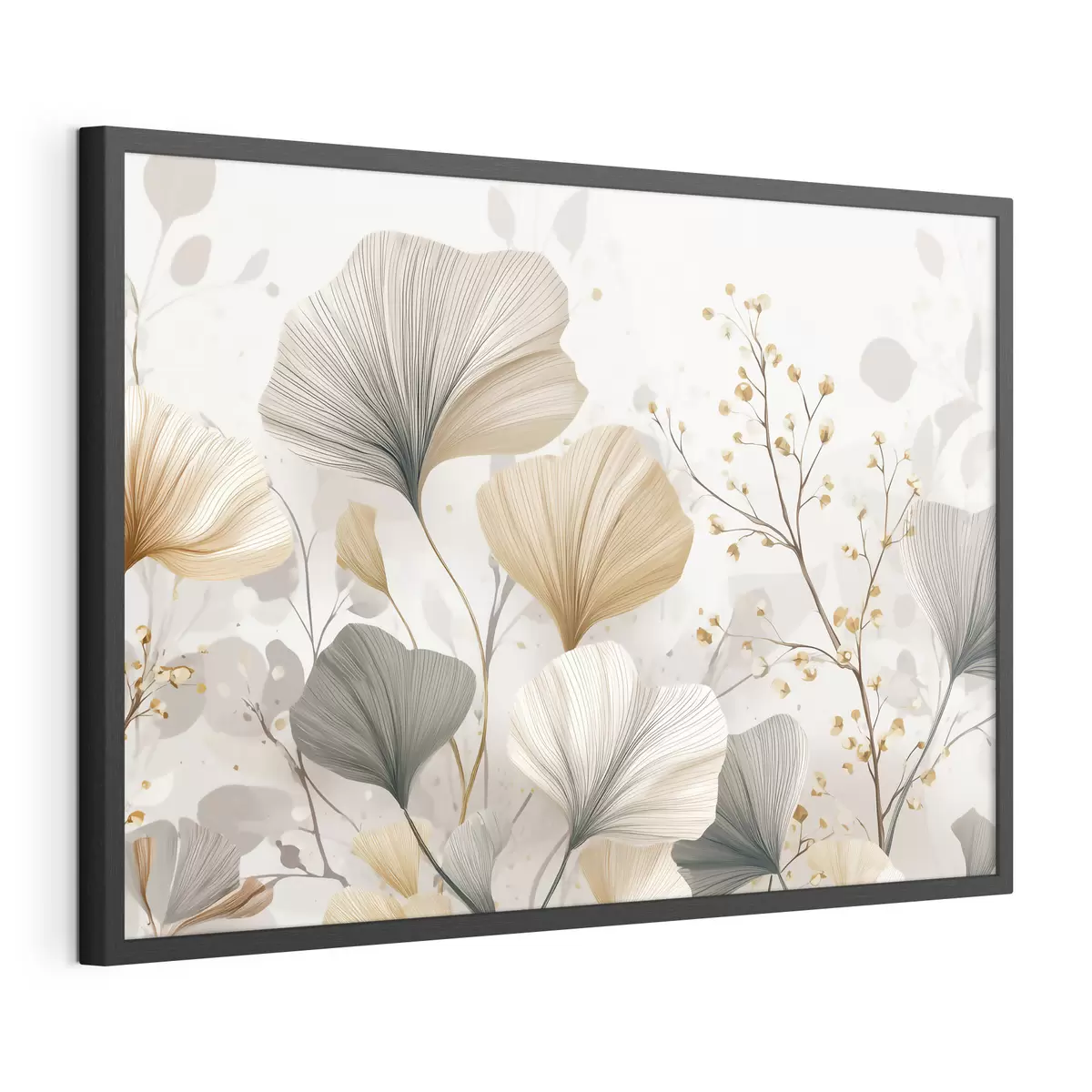 Poster Jardín de hojas en abanico f48486