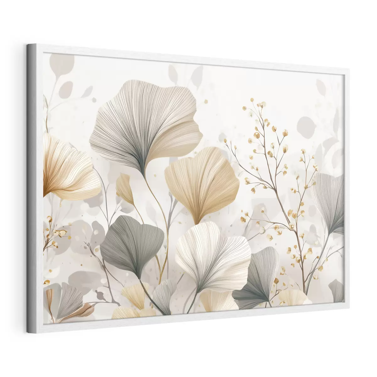 Poster Jardín de hojas en abanico f48486