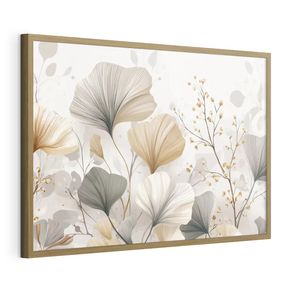 Poster Jardín de hojas en abanico f48486