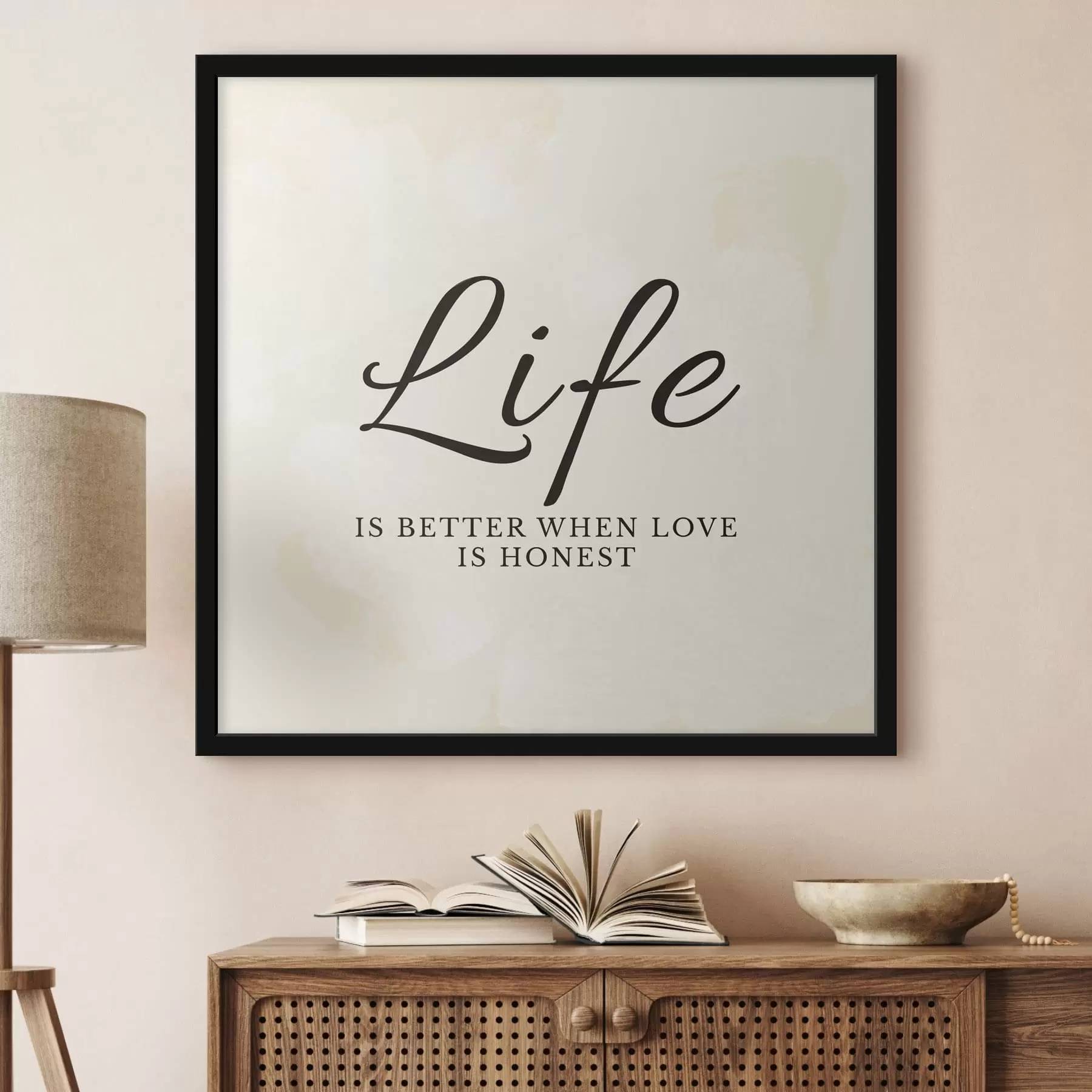 murales de pared Texto sobre un fondo de textura ligera f48029