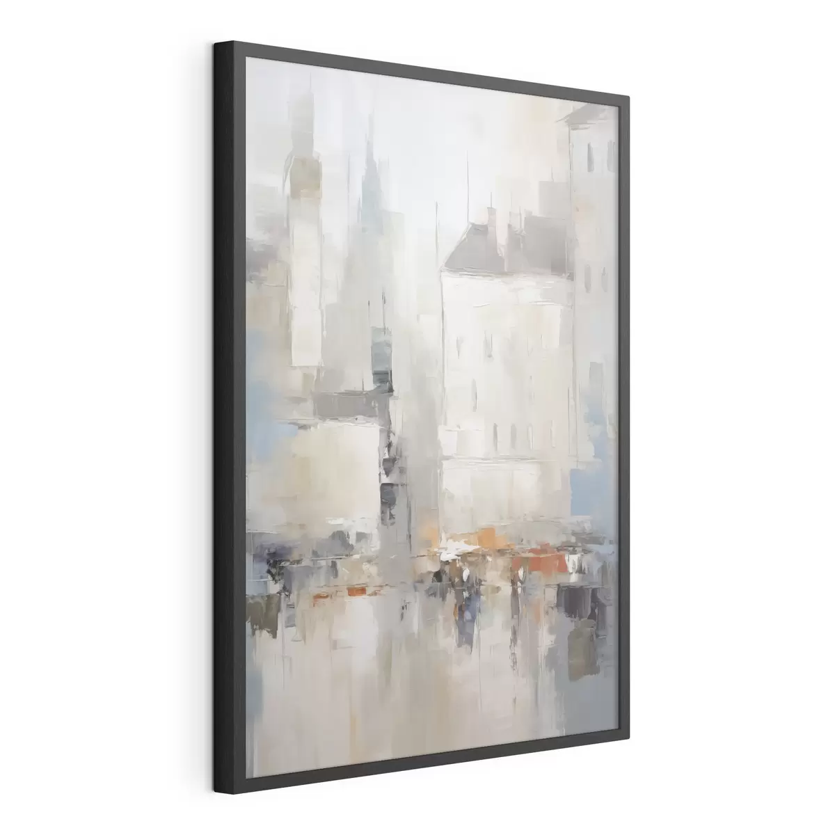 Poster Imitación abstracta de un paisaje urbano en pintura. f48502
