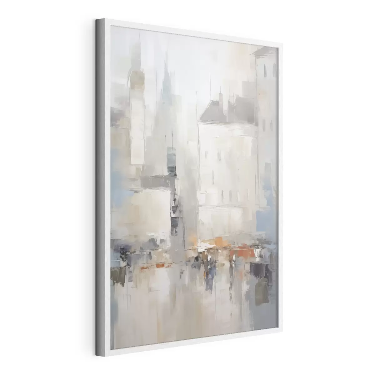 Poster Imitación abstracta de un paisaje urbano en pintura. f48502
