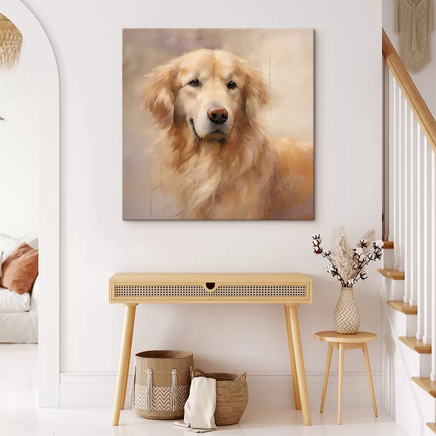 murales de pared Retrato de un perro de raza retriever s48222