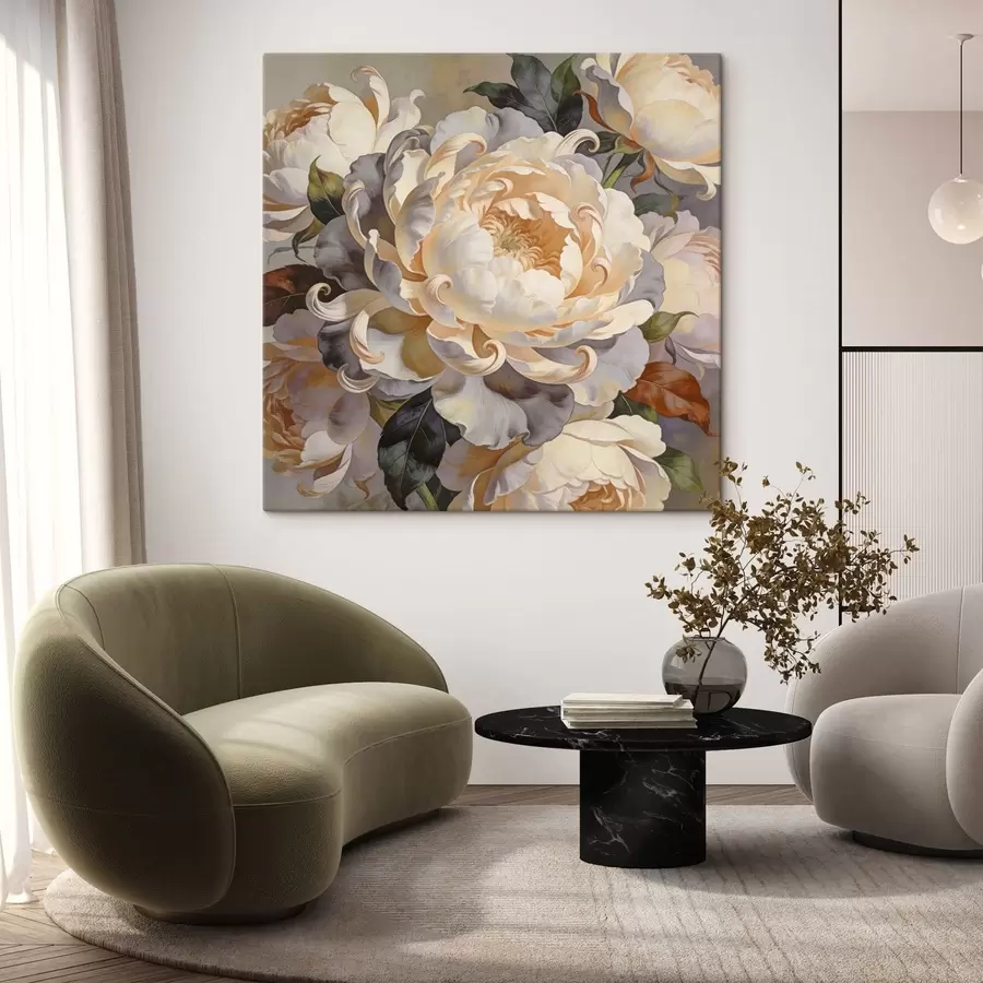 murales de pared Flores grandes s48282