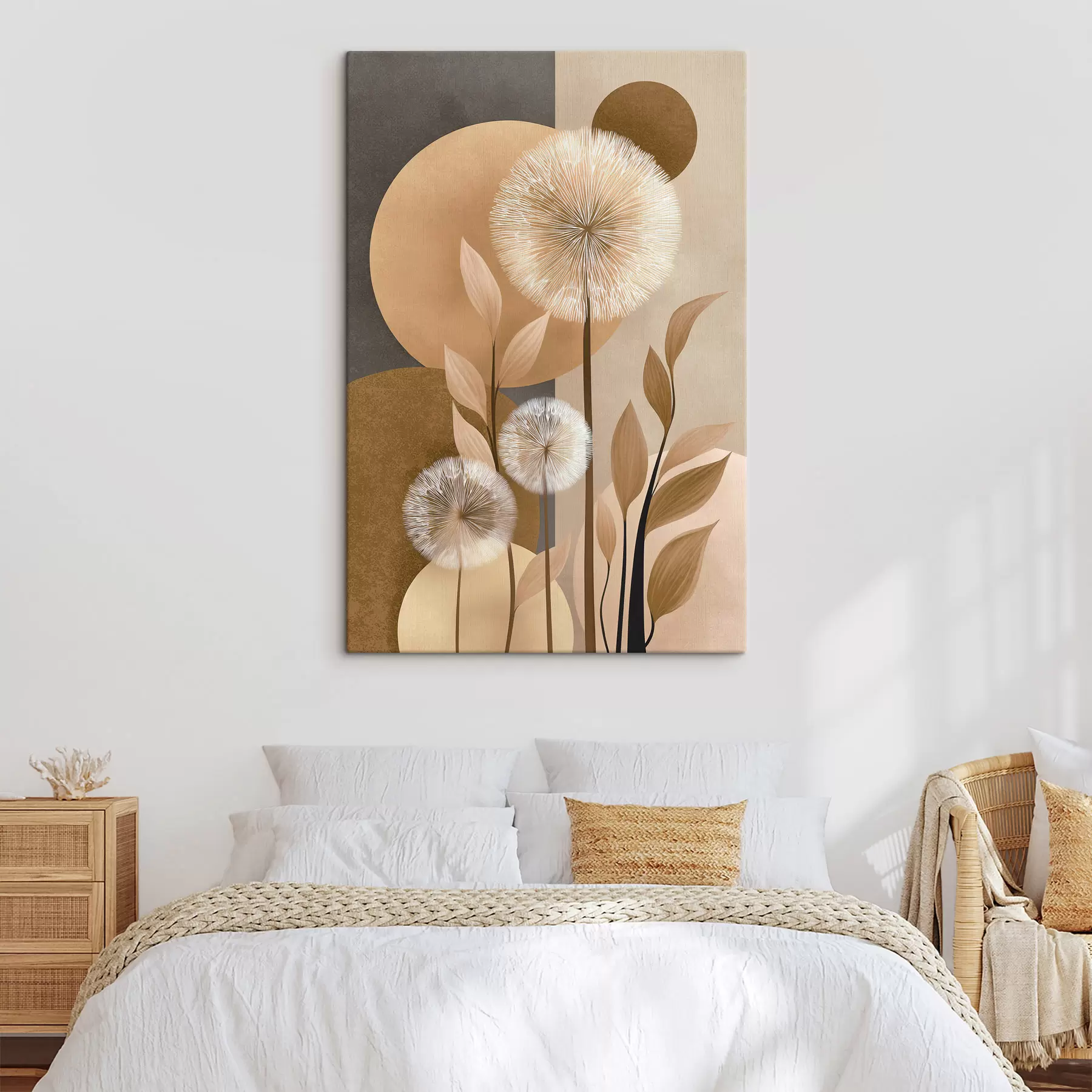 murales de pared Abstracción con dientes de león s48283