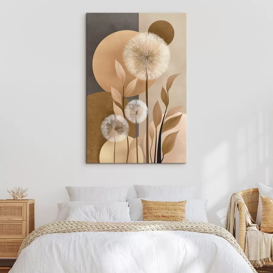 murales de pared Abstracción con dientes de león s48283