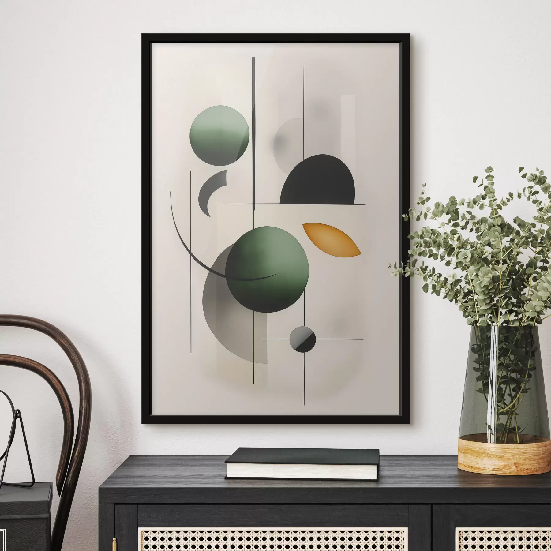 murales de pared Abstracción con círculos f48284