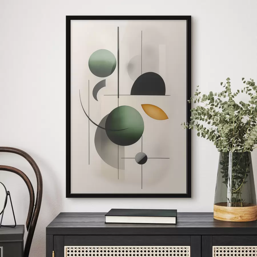 murales de pared Abstracción con círculos f48284