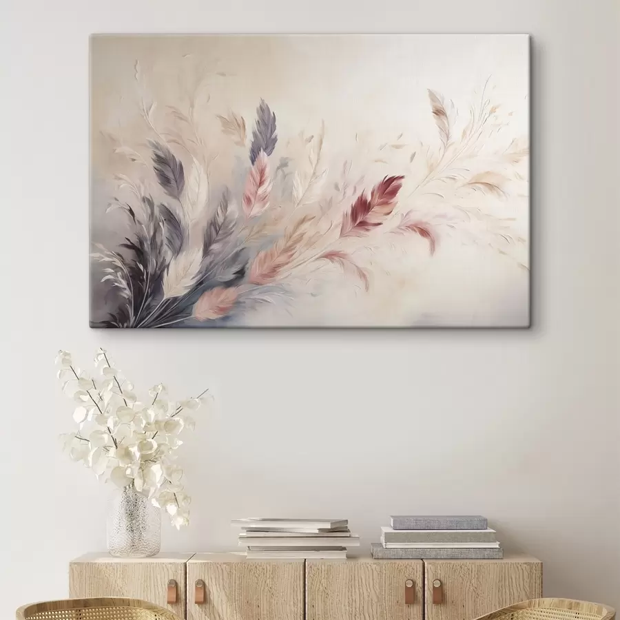 murales de pared El suave movimiento de la hierba s48537