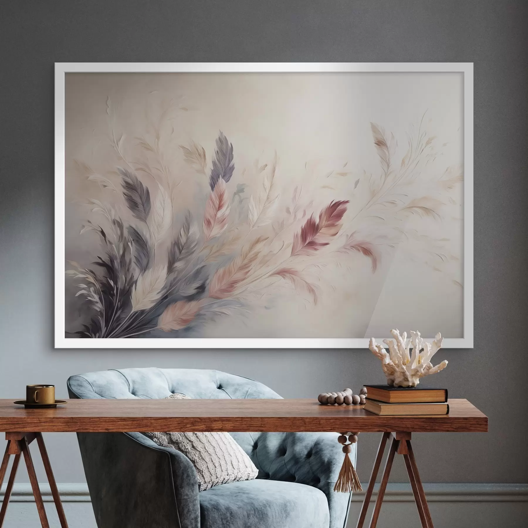 murales de pared El suave movimiento de la hierba f48537