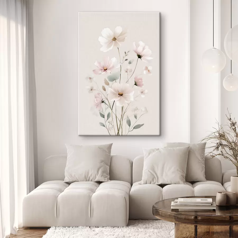 murales de pared delicadas flores silvestres s48533