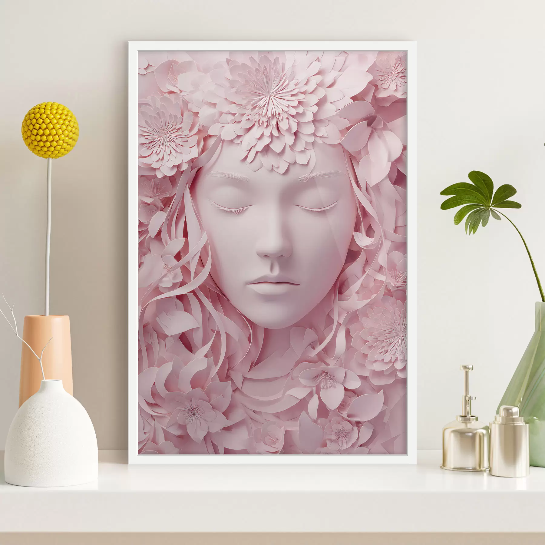 murales de pared delicadas flores silvestres f48549