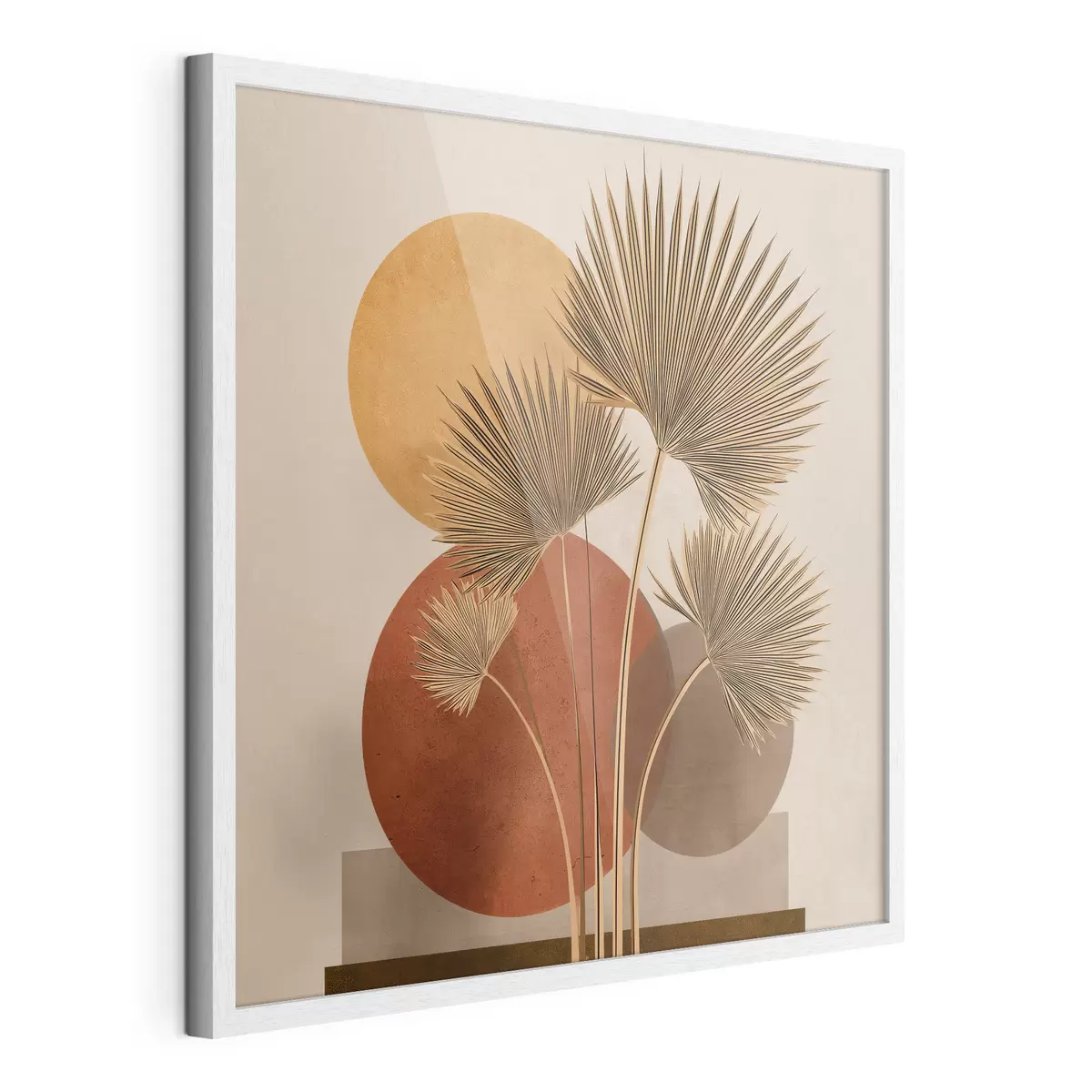 Poster Hojas de palmera abstractas f48558