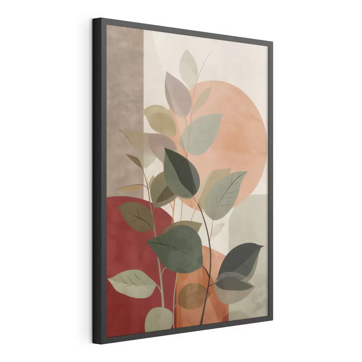 Poster Hojas de plantas abstractas f48559