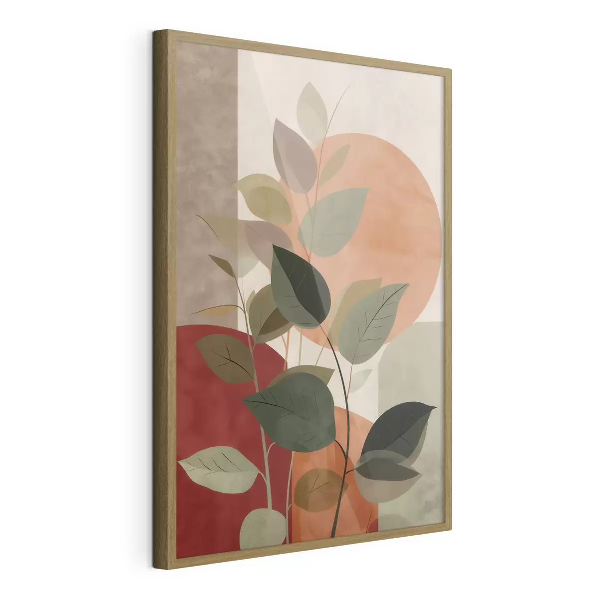 Poster Hojas de plantas abstractas f48559