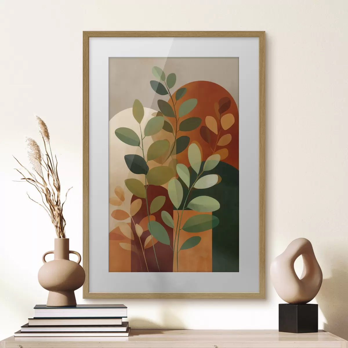 Poster Hojas de plantas abstractas f48560