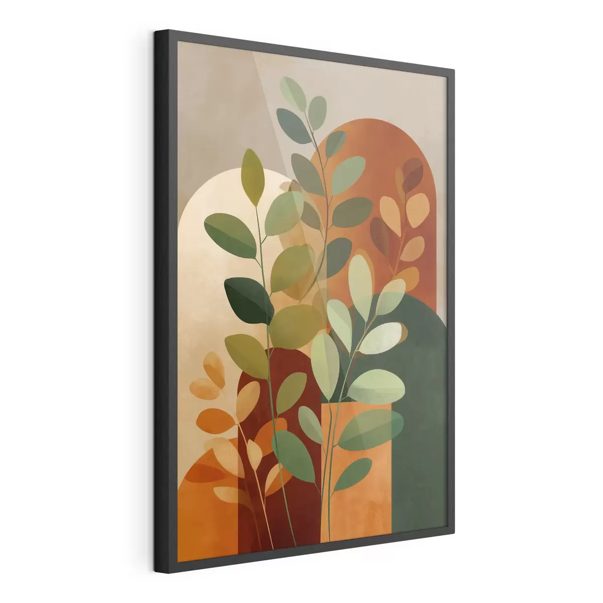 Poster Hojas de plantas abstractas f48560