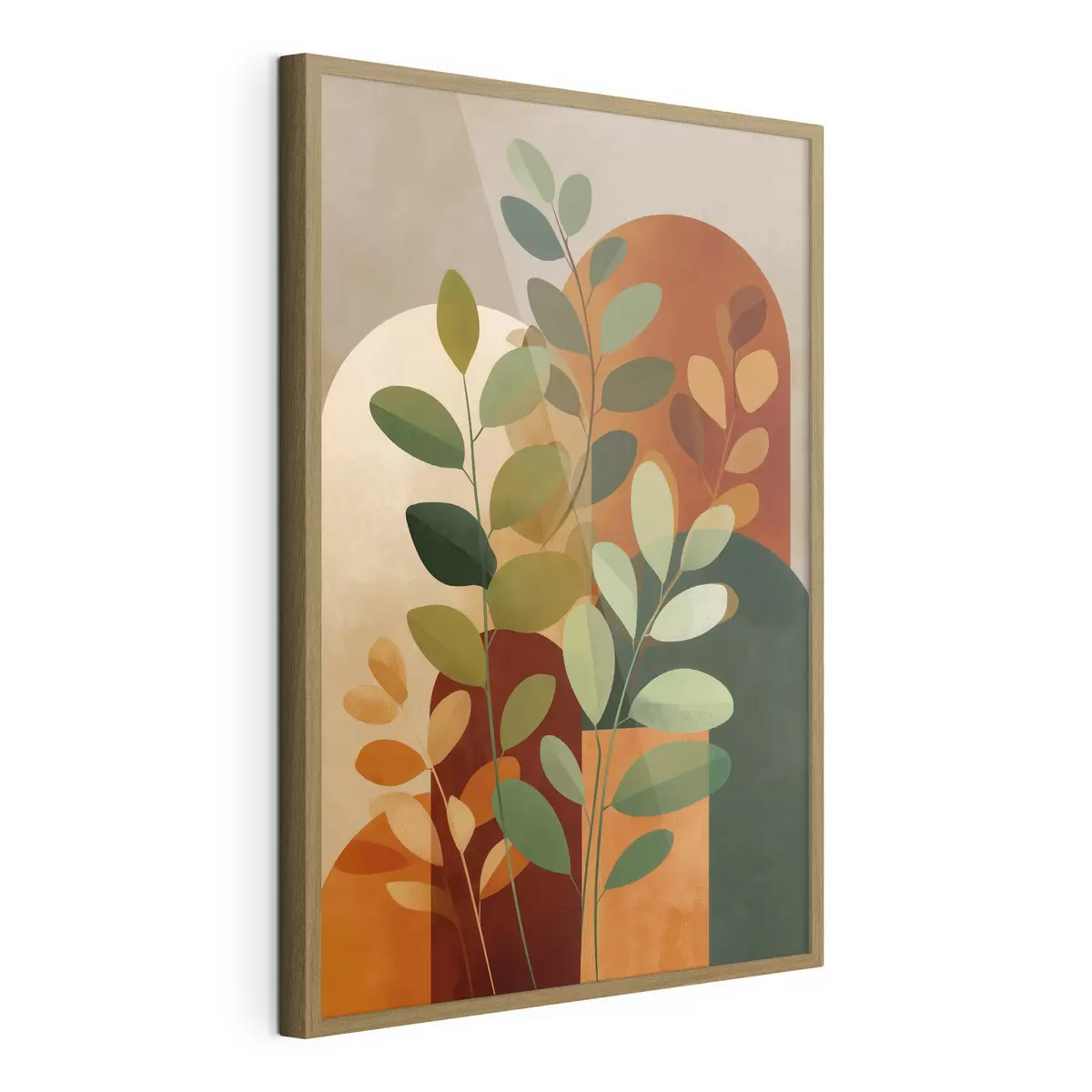 Poster Hojas de plantas abstractas f48560