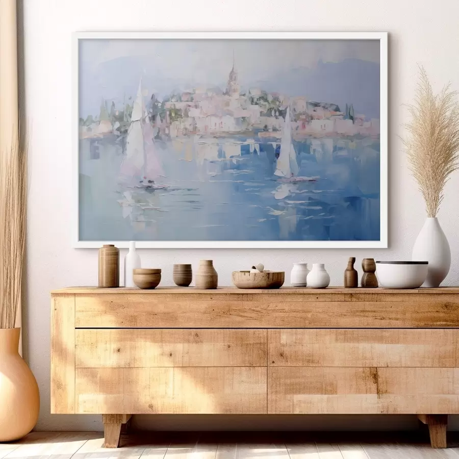 murales de pared Paisaje costero junto al mar f48594