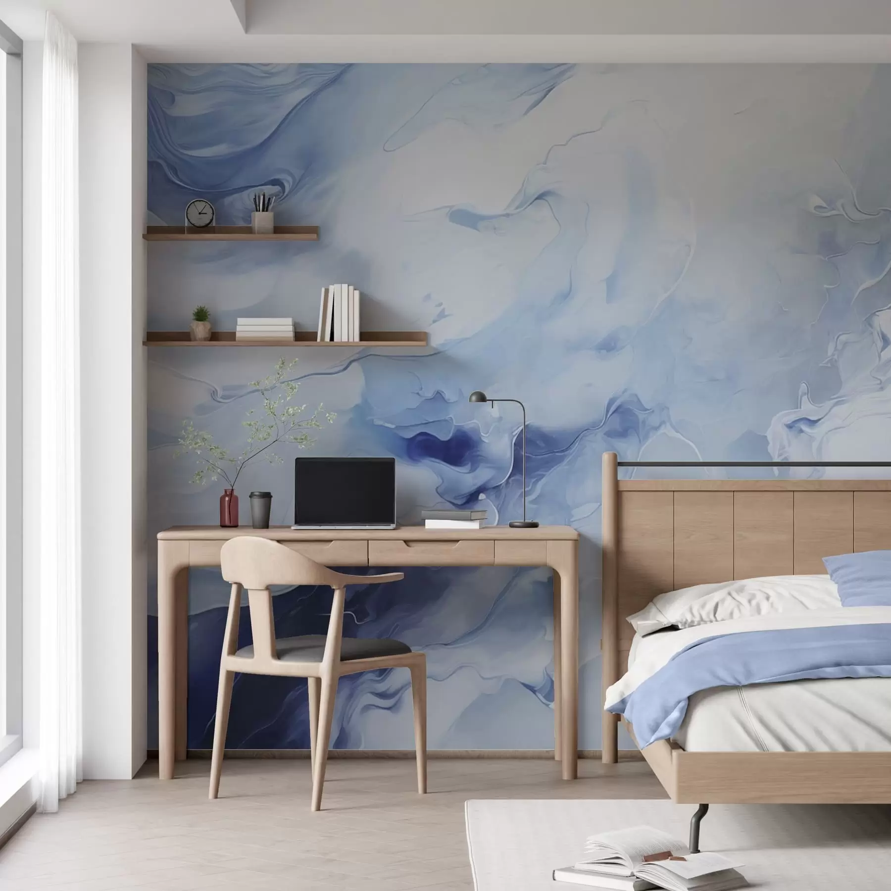 murales de pared Vetas de mármol refinadas w05441