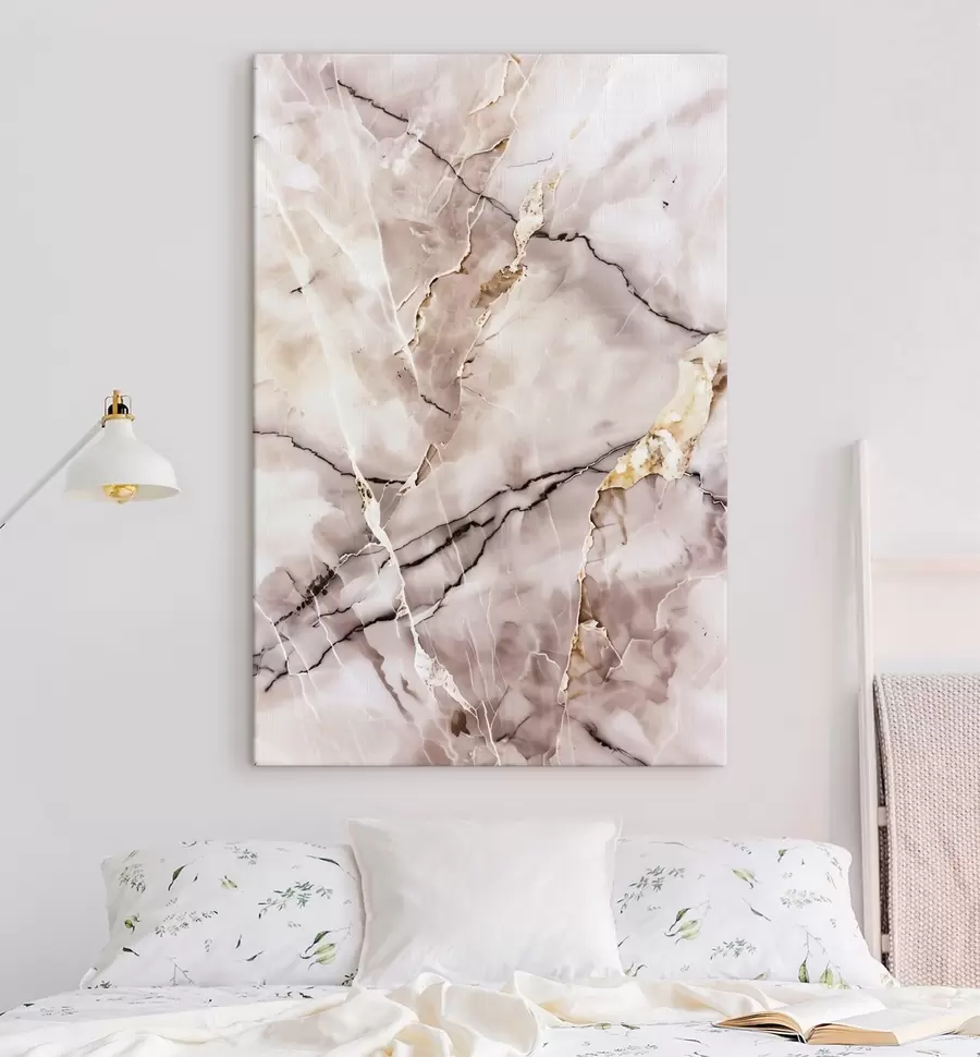 murales de pared Textura de mármol, color beige s48571