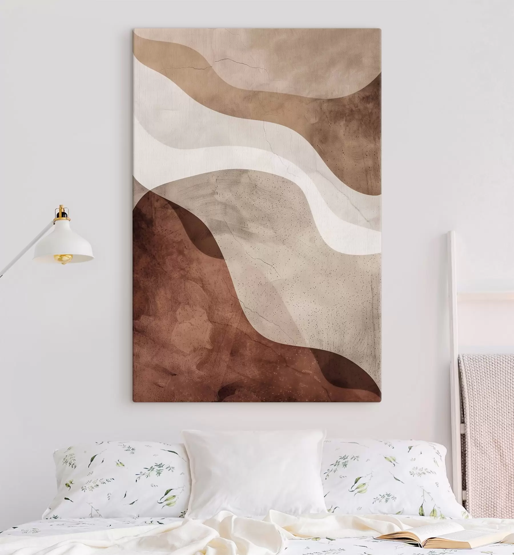 murales de pared Abstracción moderna, tonos cálidos s48580