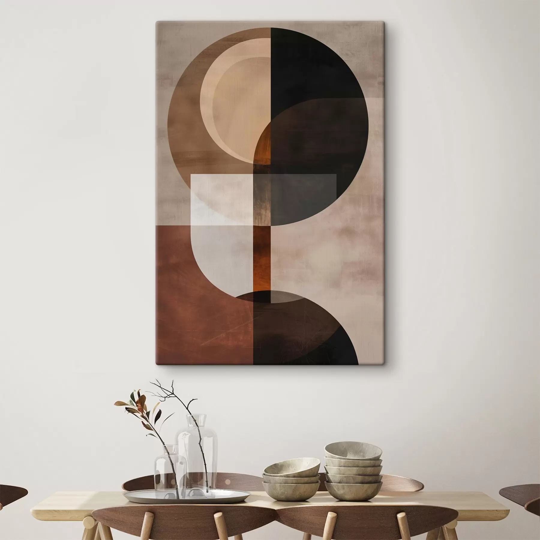 murales de pared Formas minimalistas, estilo contemporáneo s48584