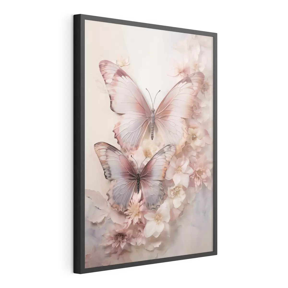 Poster Flores y mariposas f48565