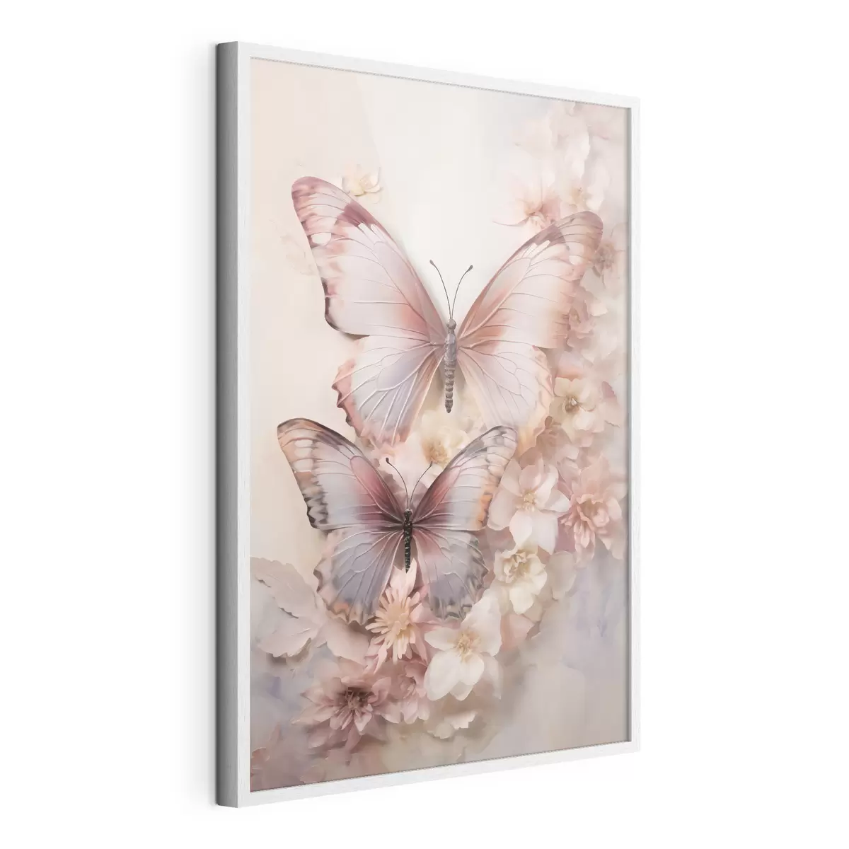 Poster Flores y mariposas f48565