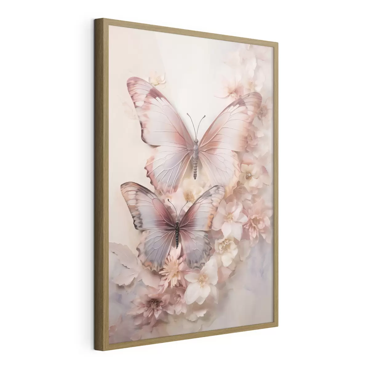 Poster Flores y mariposas f48565