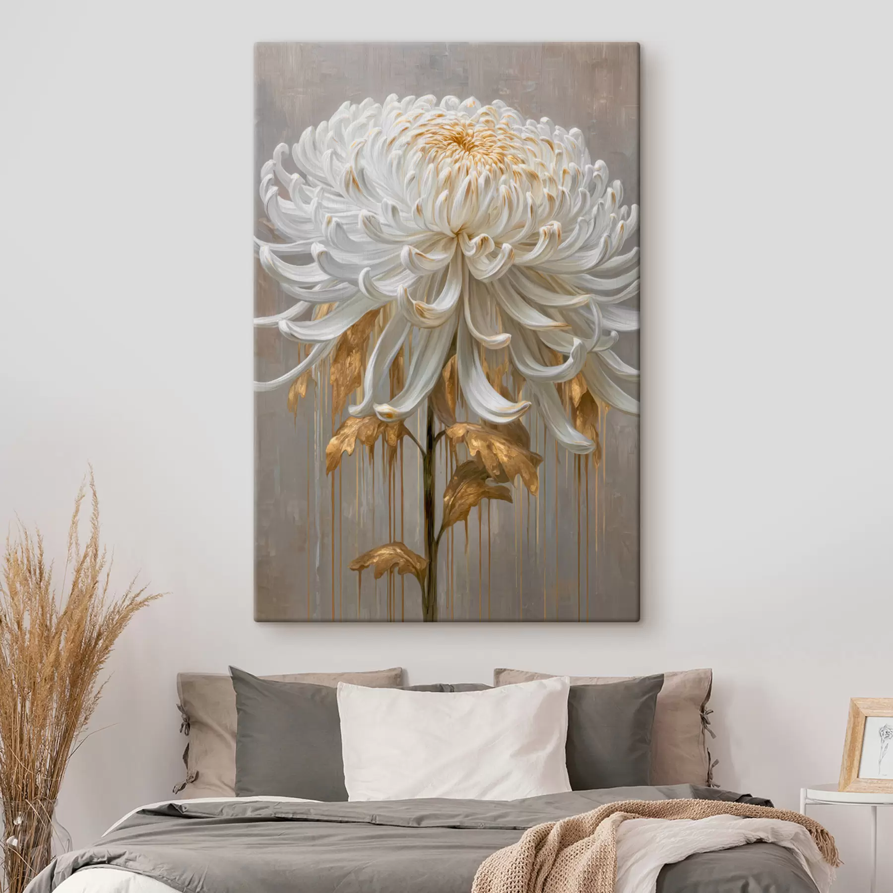 murales de pared Una gran flor abstracta s48520