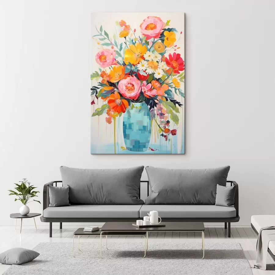 murales de pared Flores brillantes s48643